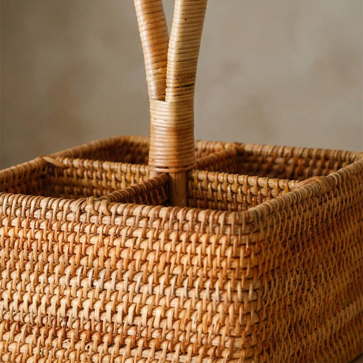RATTAN UTILITY CADDY