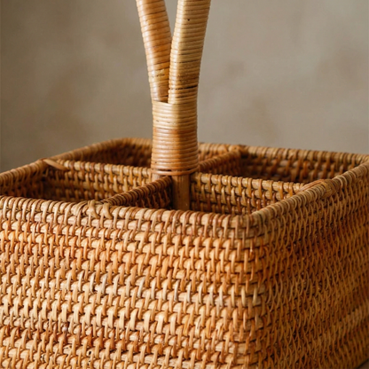 RATTAN UTILITY CADDY