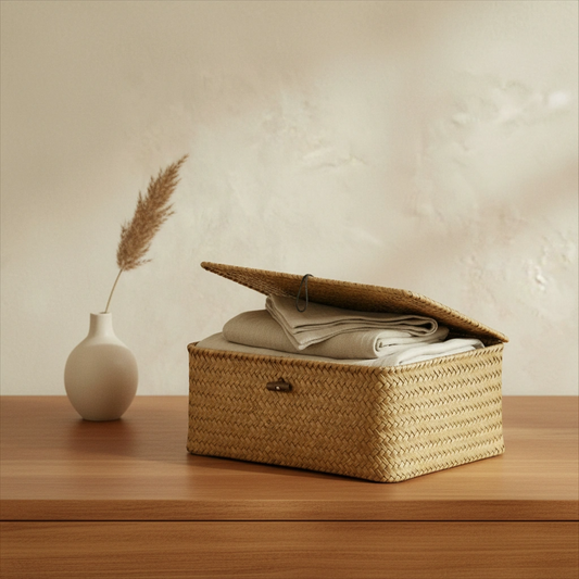 WOVEN SANCTUARY STORAGE BOX