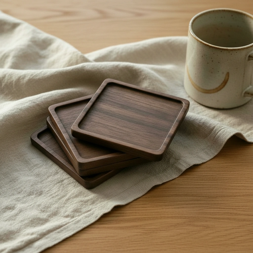 BLACK WALNUT COASTERS