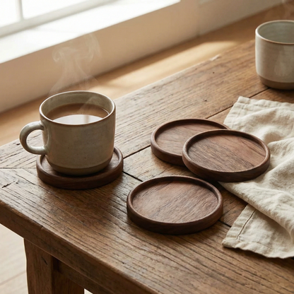 BLACK WALNUT COASTERS